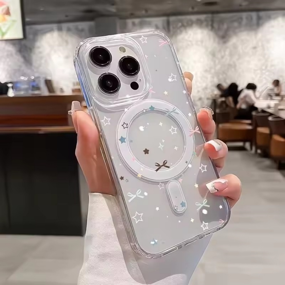 Star Bow Print Clear Phone Cas - đánh giá và giá Mini Pc Case