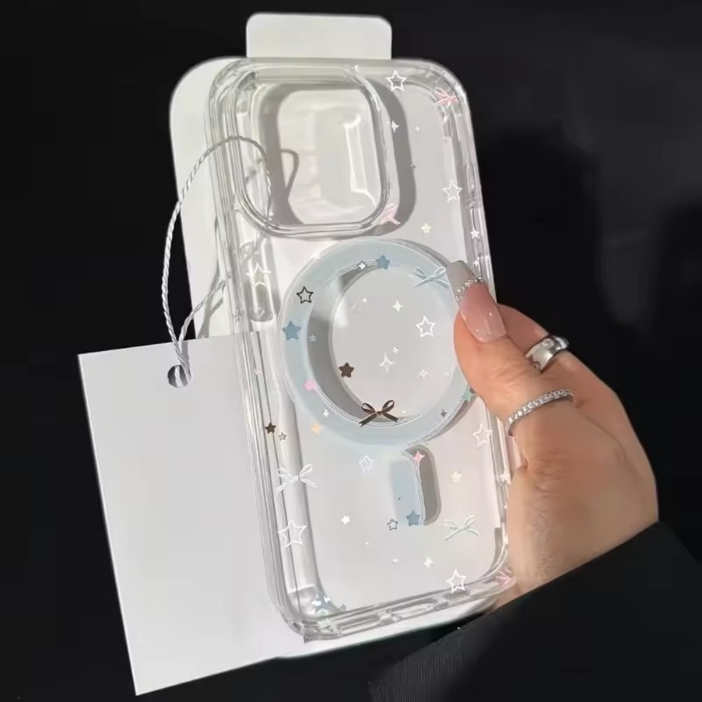 Star Bow Print Clear Phone Cas - đánh giá và giá Mini Pc Case