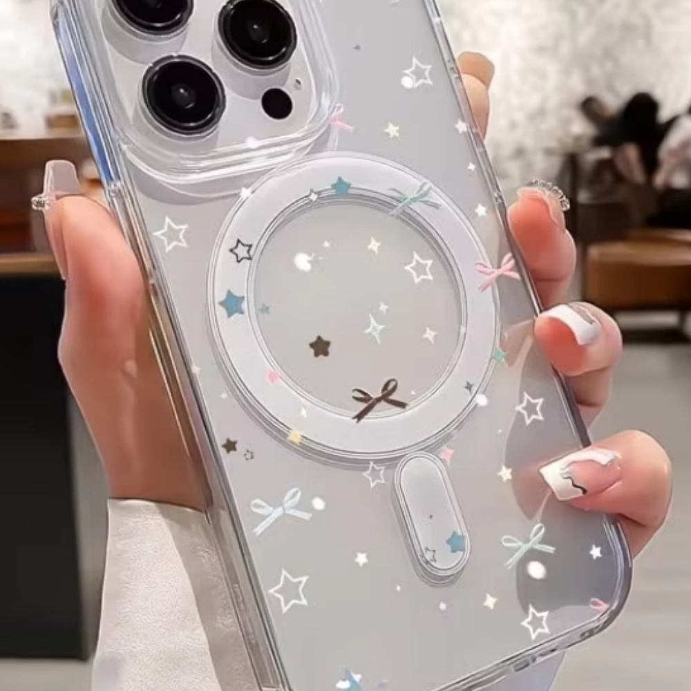 Star Bow Print Clear Phone Cas - đánh giá và giá Mini Pc Case