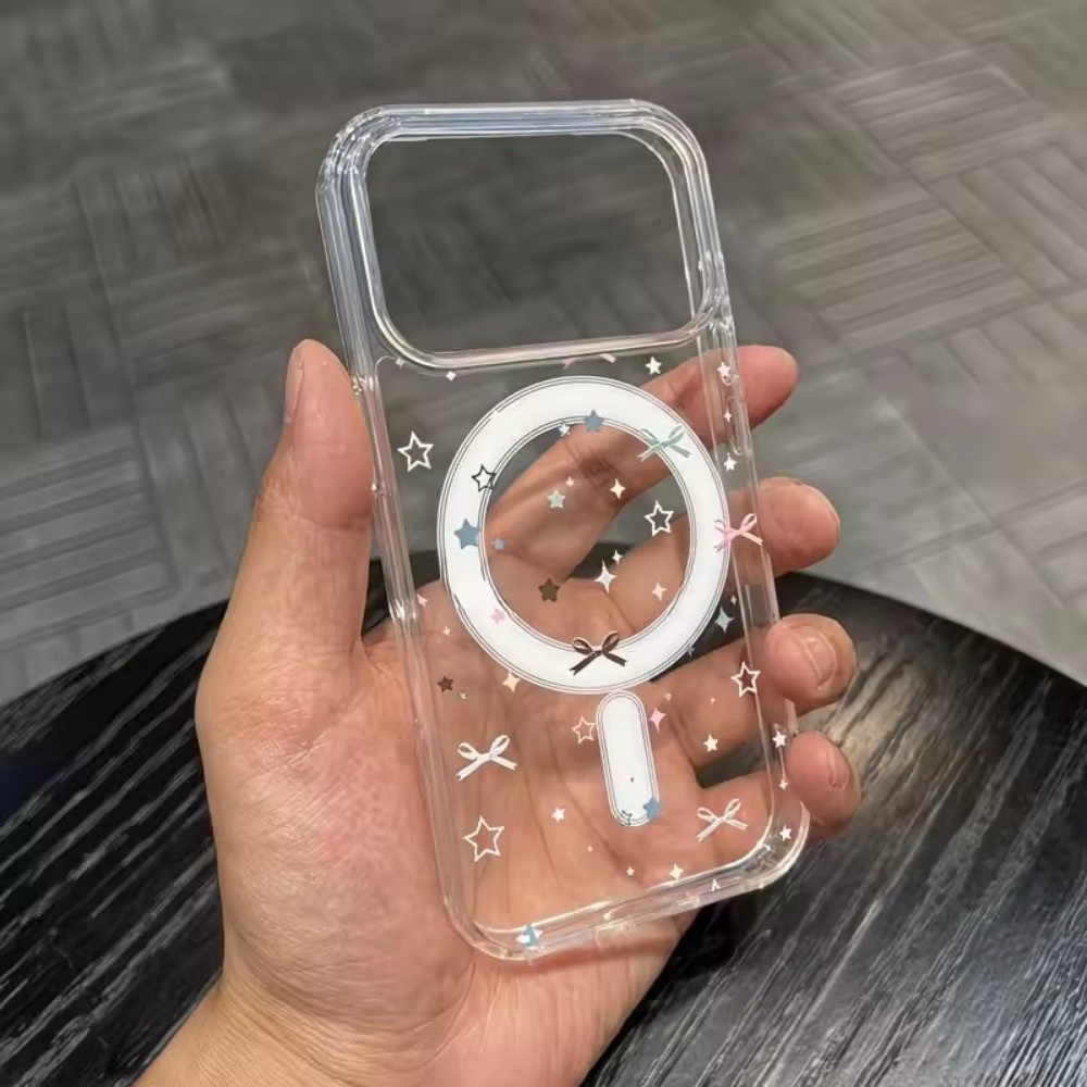 Star Bow Print Clear Phone Cas - đánh giá và giá Mini Pc Case