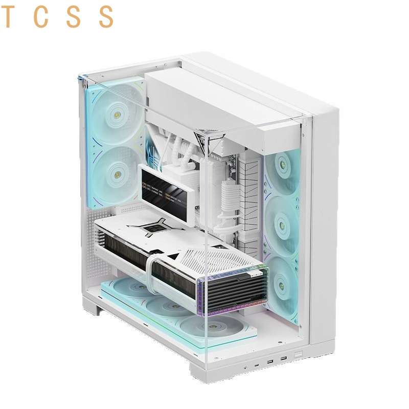 White Panoramic Triple Tempere - đánh giá và giá Atx Case